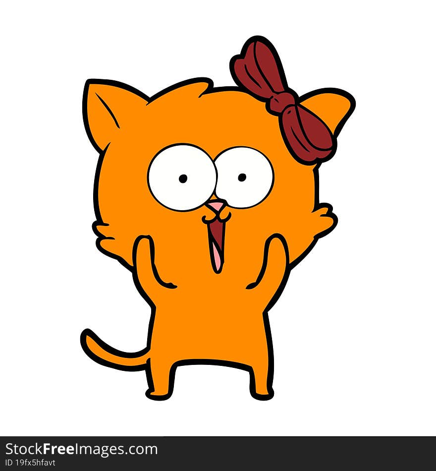 cartoon cat. cartoon cat