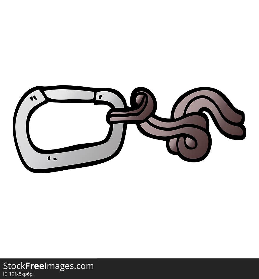 Vector Gradient Illustration Cartoon Clip And Rope