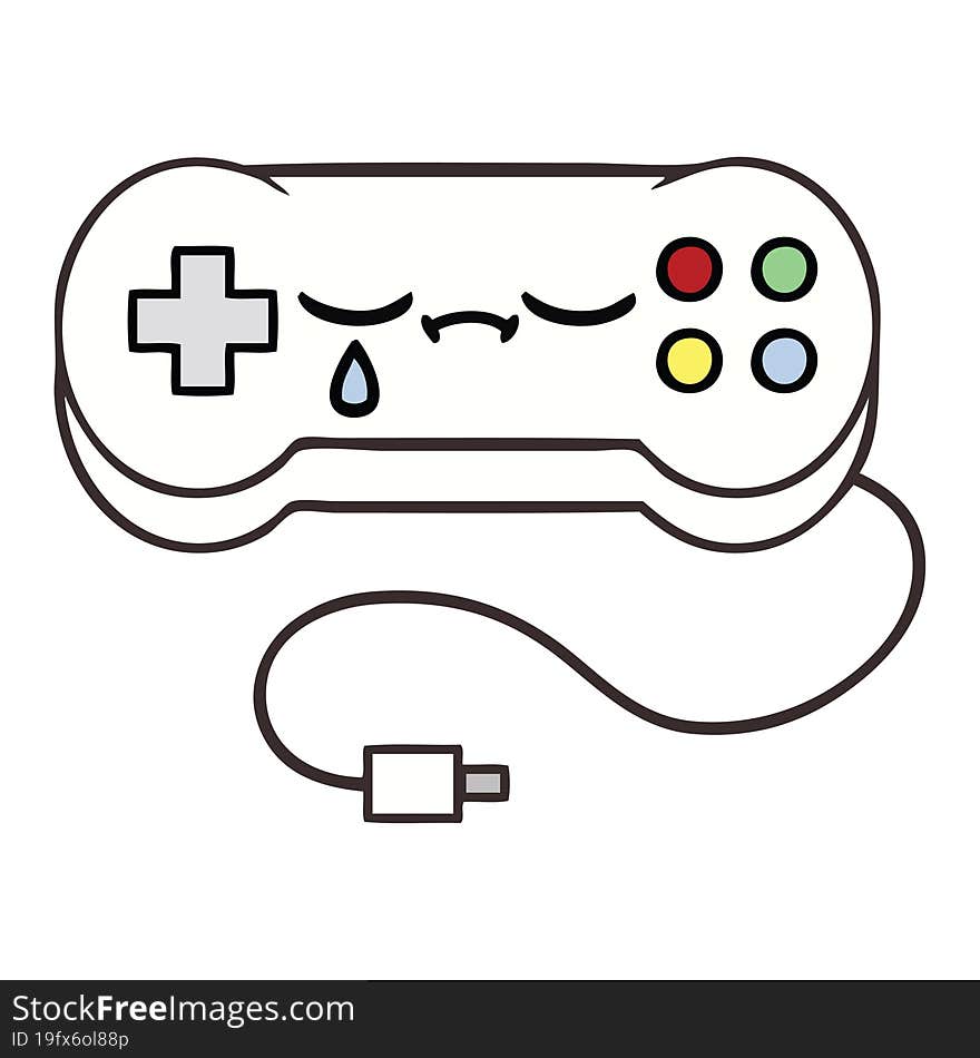 cute cartoon game controller