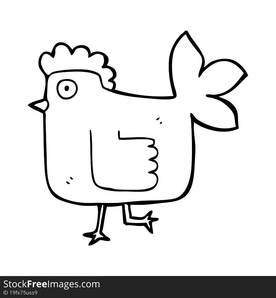 Cartoon Chicken