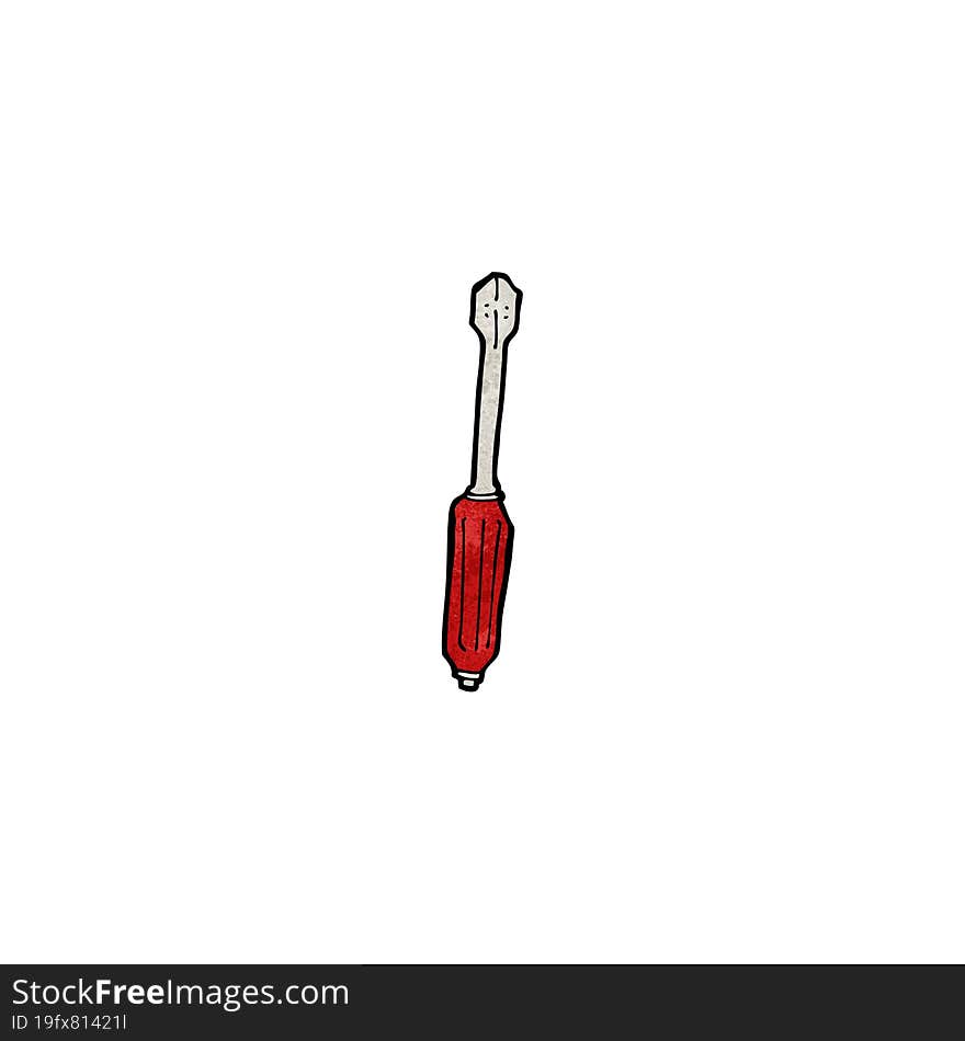 Cartoon Screwdriver