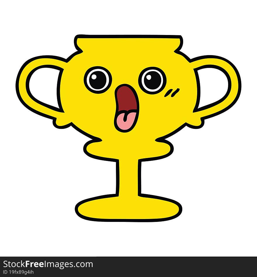 Cute Cartoon Trophy