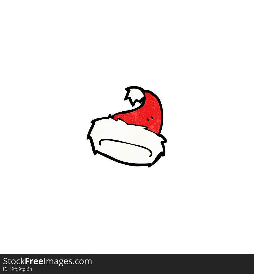 cartoon santa claus hat