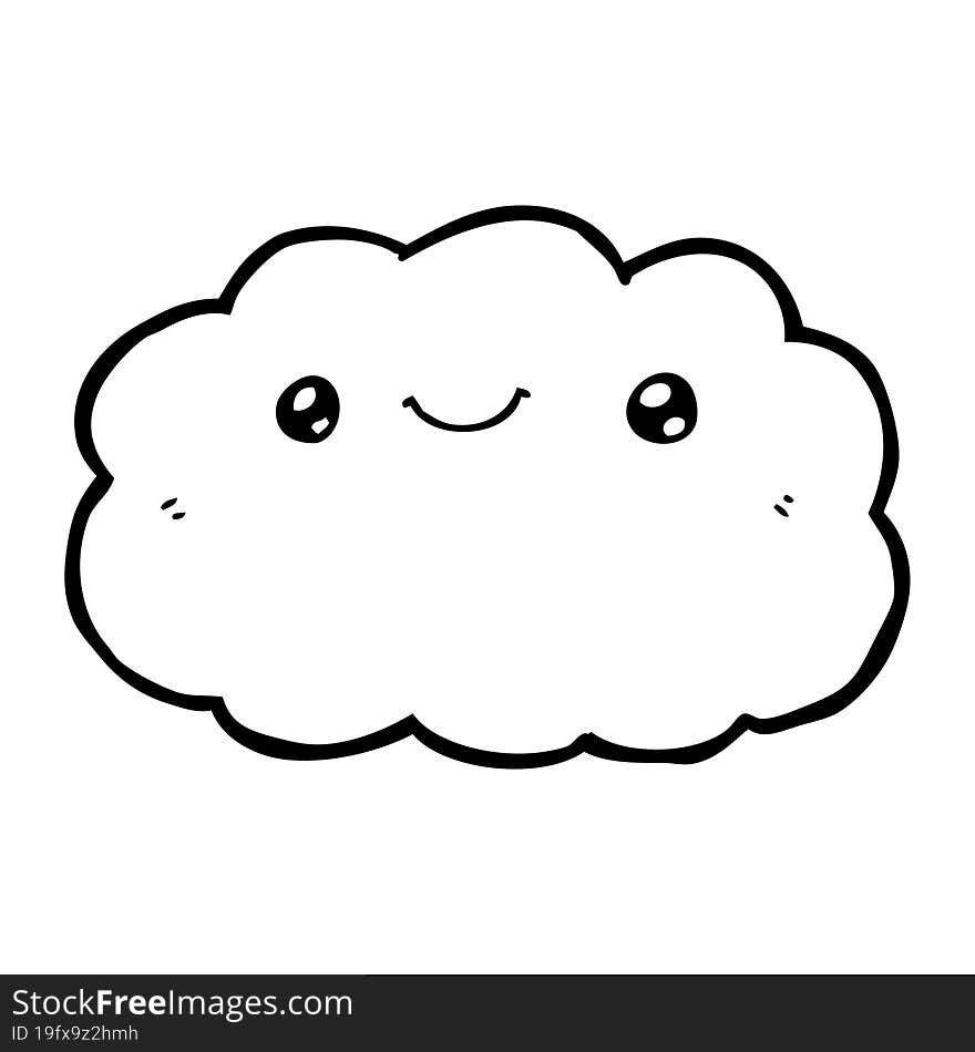 cartoon cloud