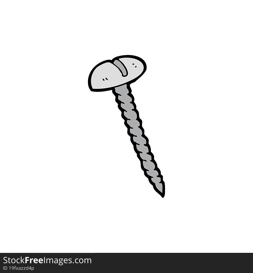 Cartoon Screw