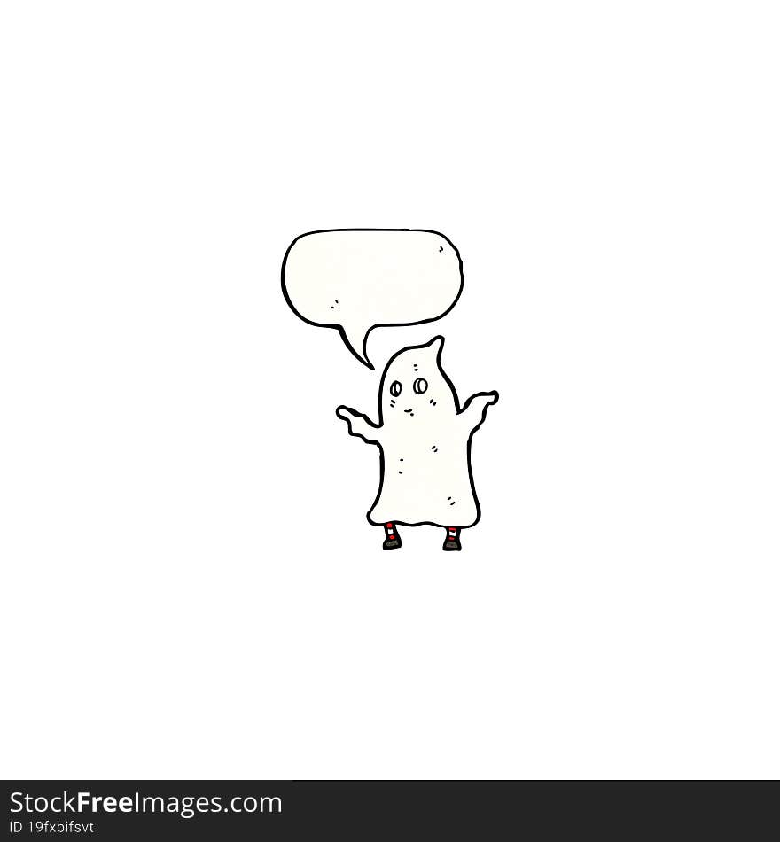 cartoon ghost