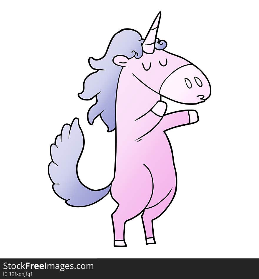 cartoon unicorn. cartoon unicorn