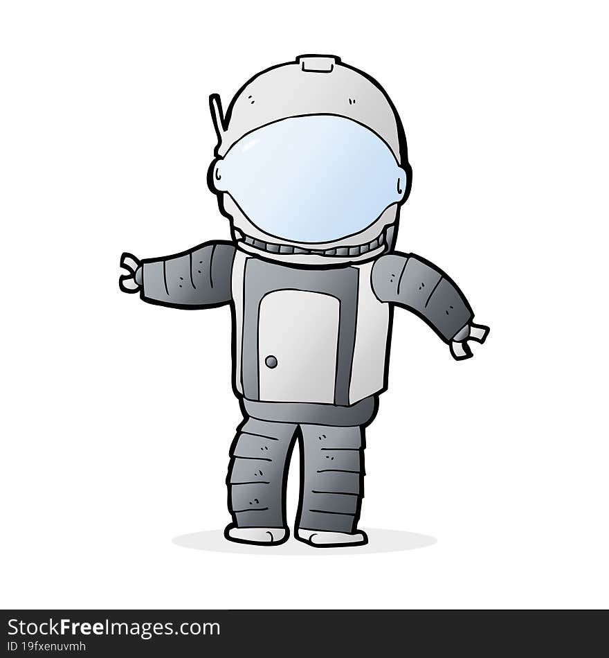 Cartoon Astronaut