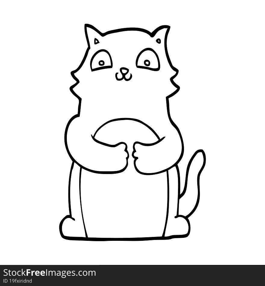 cartoon cat