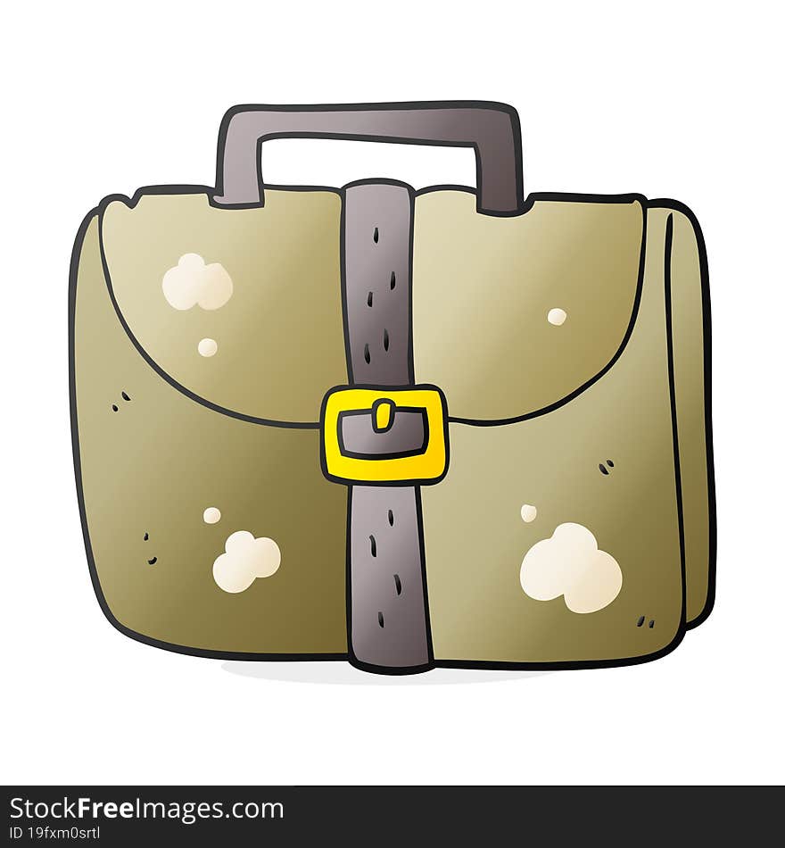 Cartoon Old Work Bag