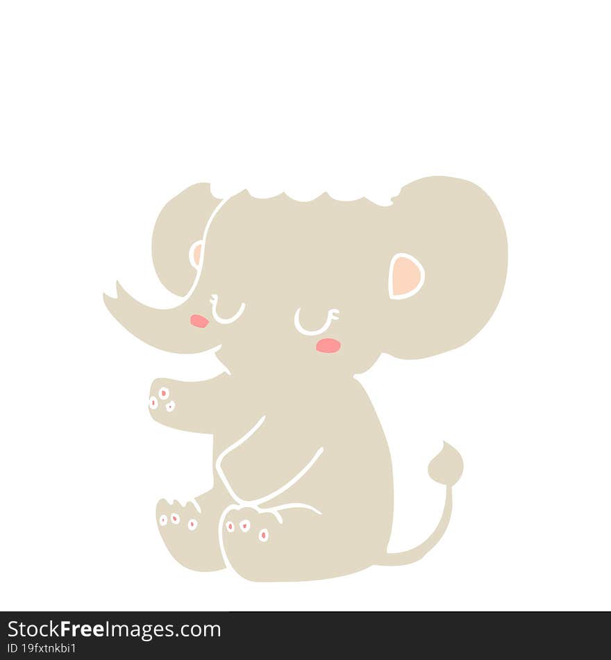 Cute Christmas Elephant