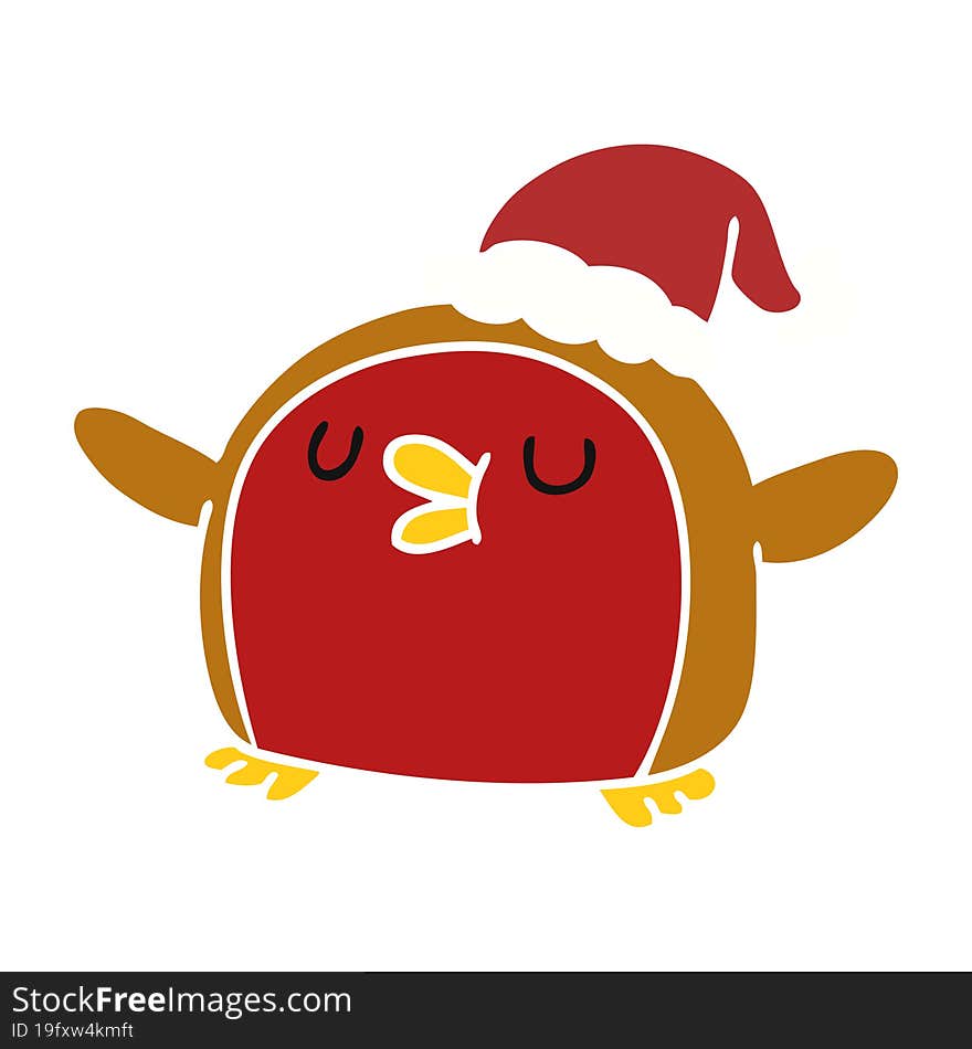 cartoon cute kawaii red robin