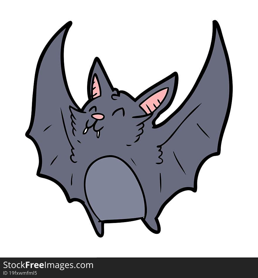 cartoon vampire halloween bat. cartoon vampire halloween bat