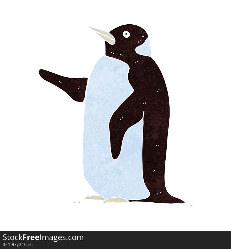 cartoon penguin