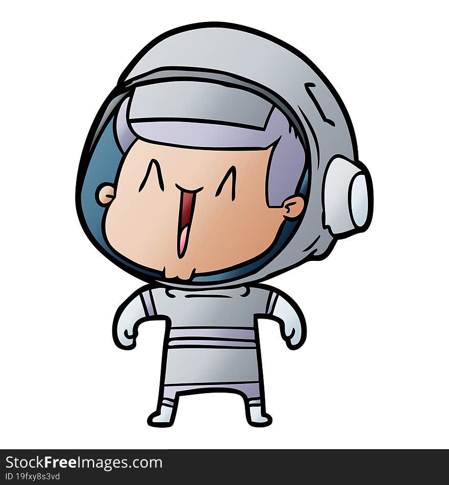 cartoon astronaut man. cartoon astronaut man