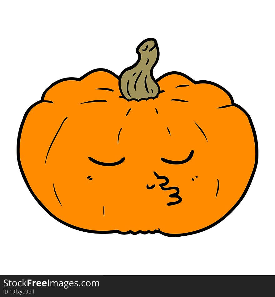 cartoon pumpkin. cartoon pumpkin