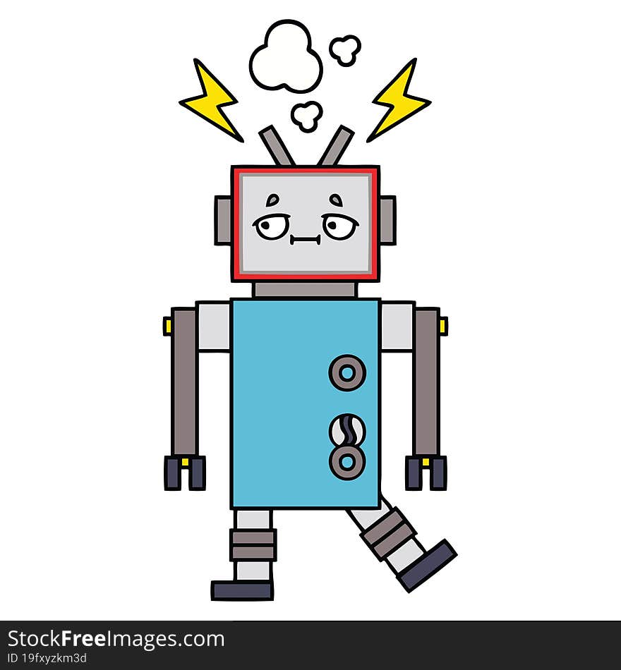 Cute Cartoon Robot