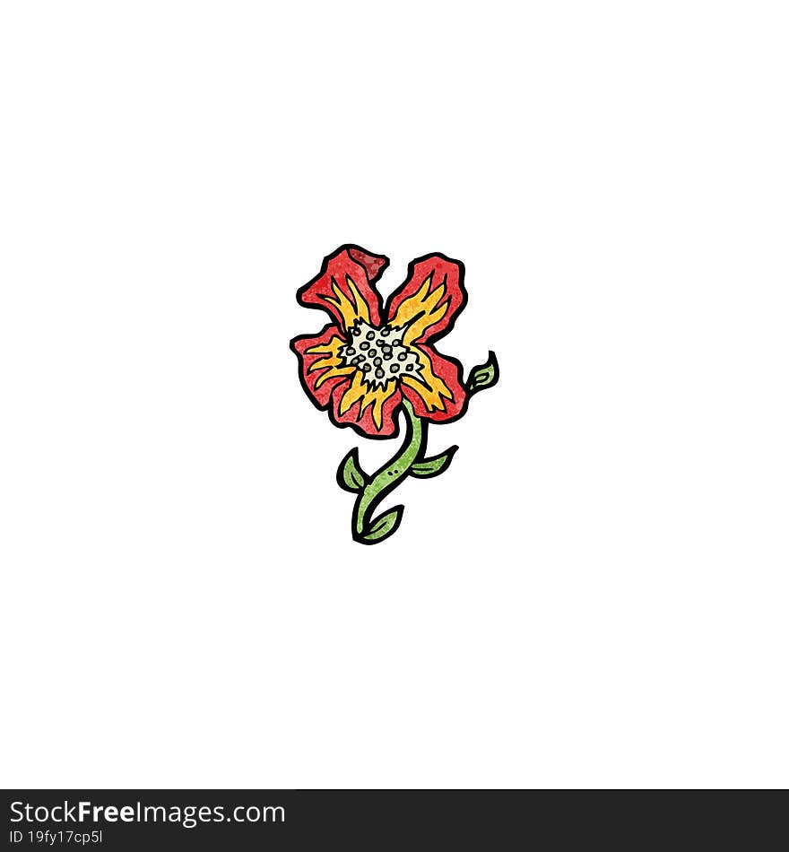 cartoon rare flower