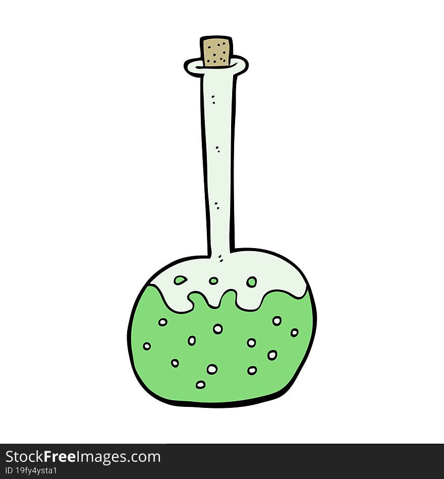 cartoon chemical potion