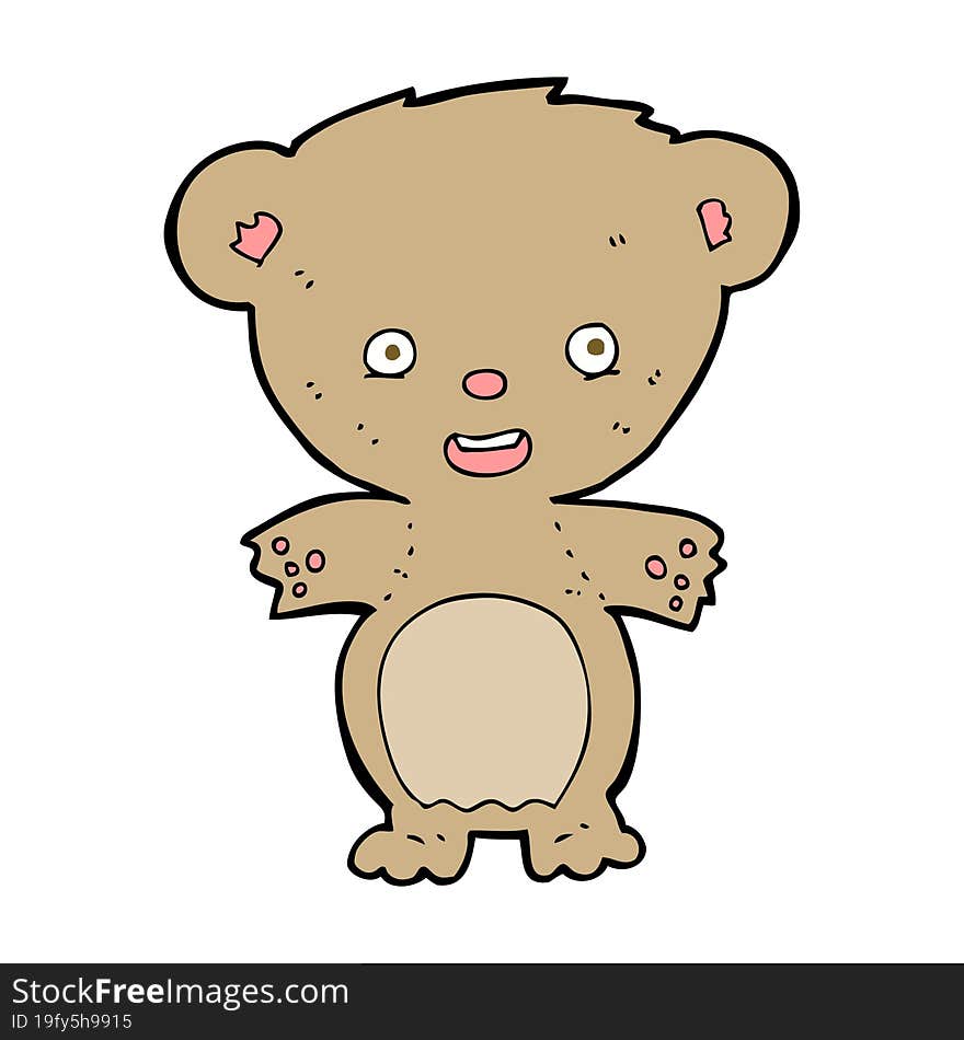 cartoon teddy bear