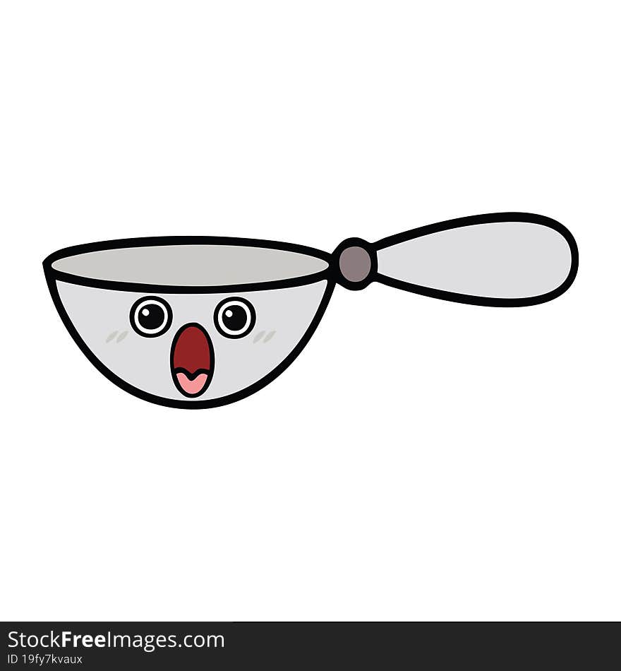 cute cartoon measuring spoon