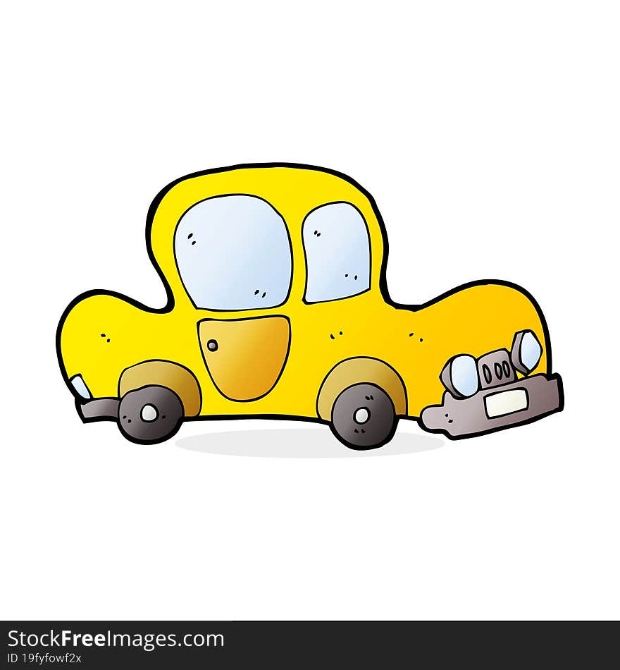 cartoon car