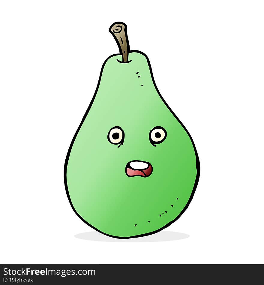 Cartoon Pear