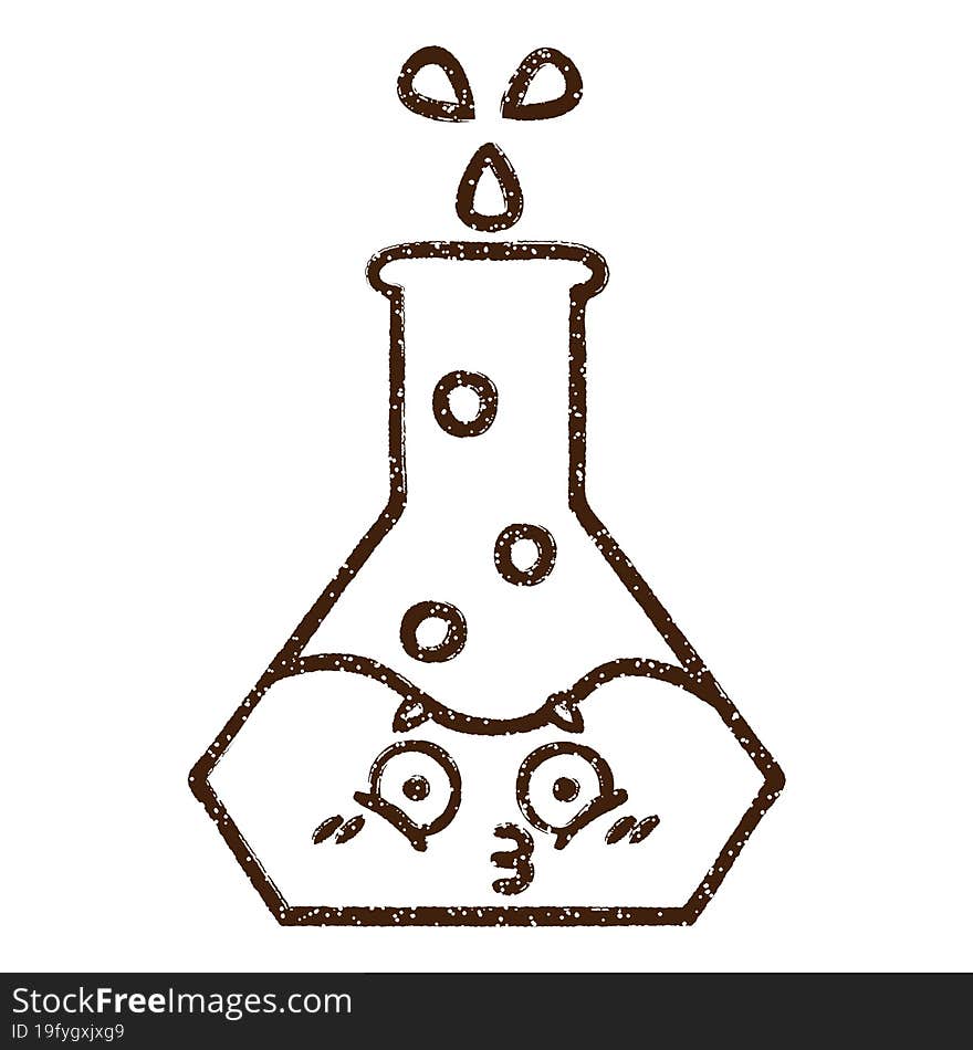 Chemicals Charcoal Drawing