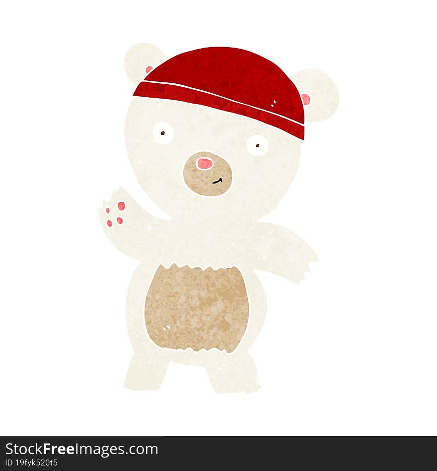 Cute Cartoon Polar Bear