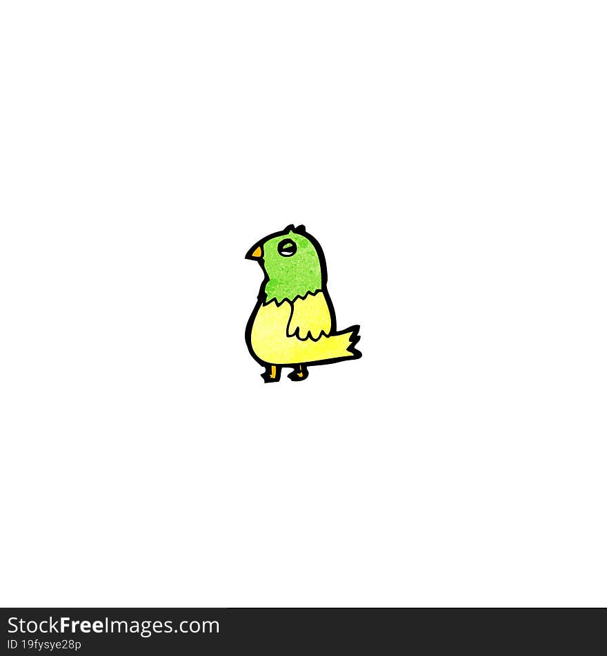 cartoon parrot