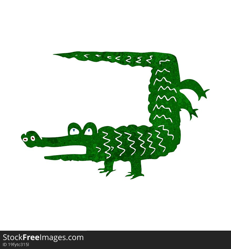 cartoon crocodile