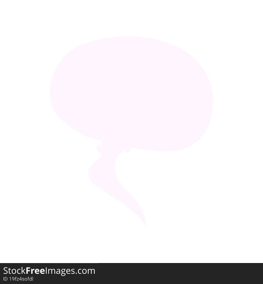 cartoon doodle speech bubble