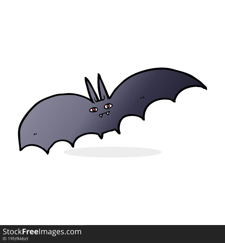 cartoon vampire bat