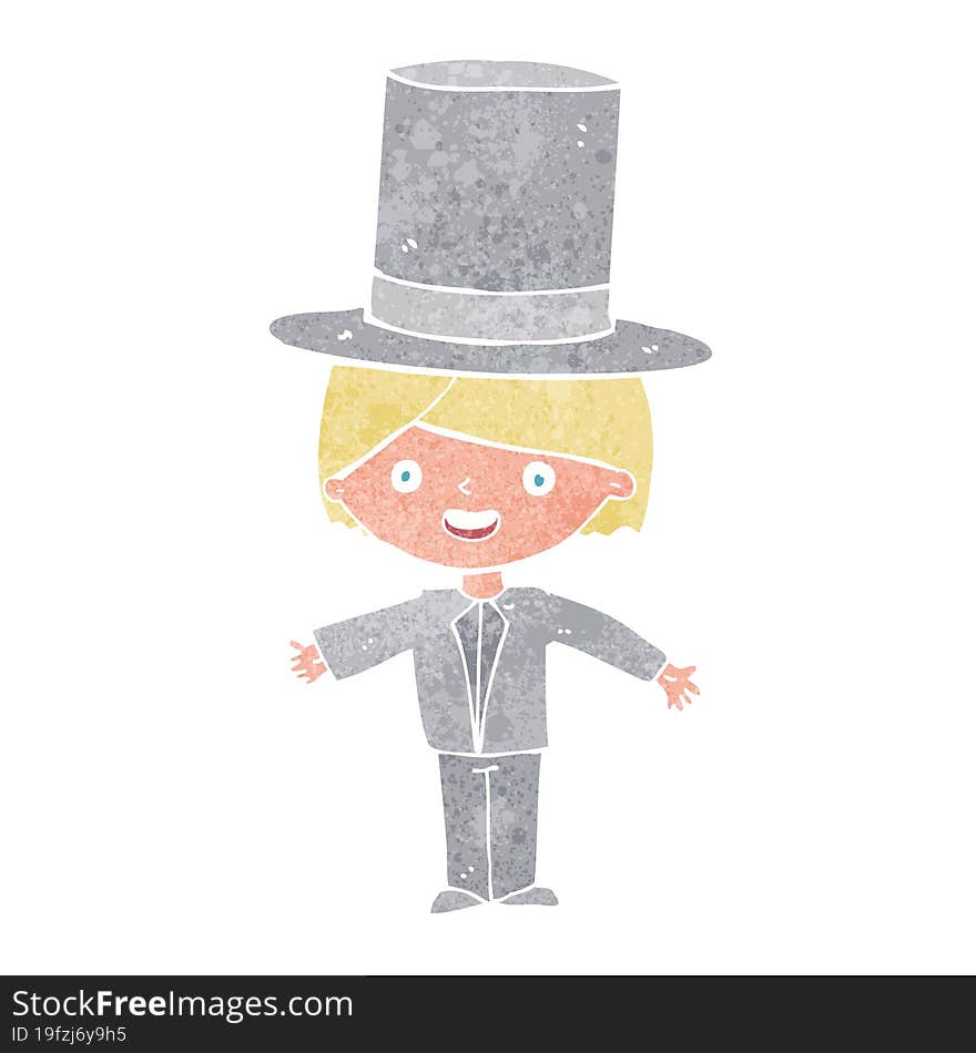 cartoon man wearing hat