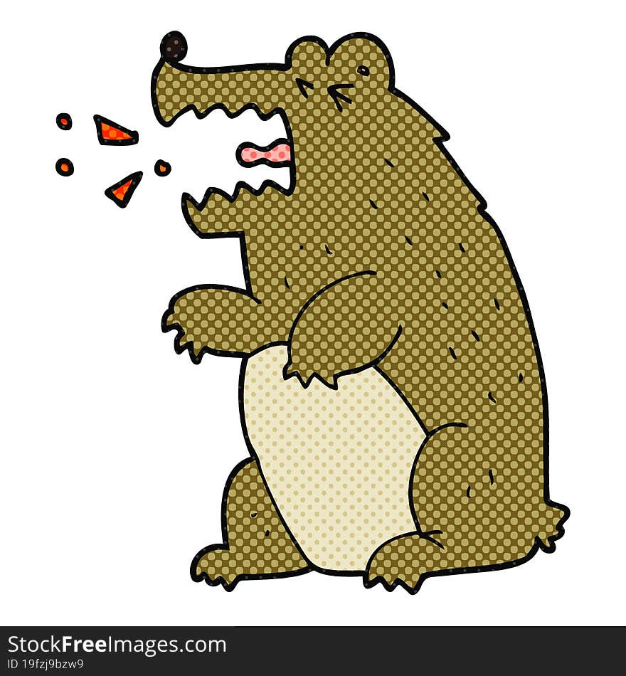 cartoon bear