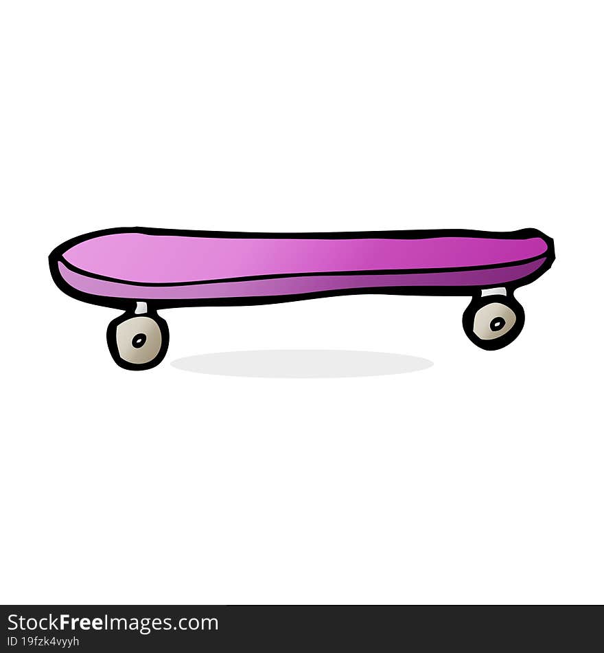 Cartoon Skateboard