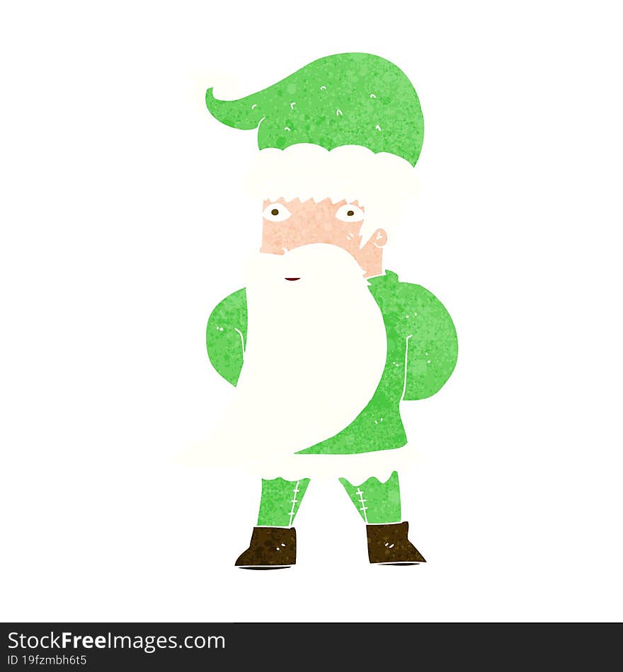 cartoon santa claus