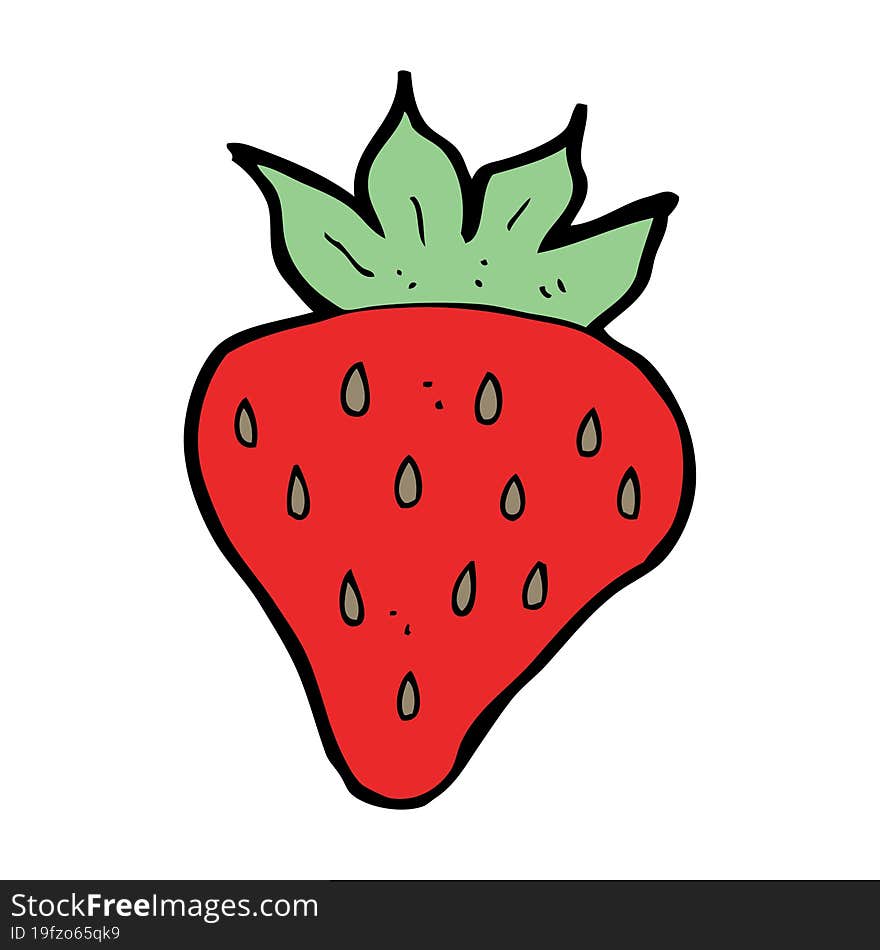 cartoon strawberry