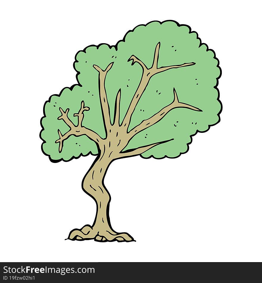 cartoon tree