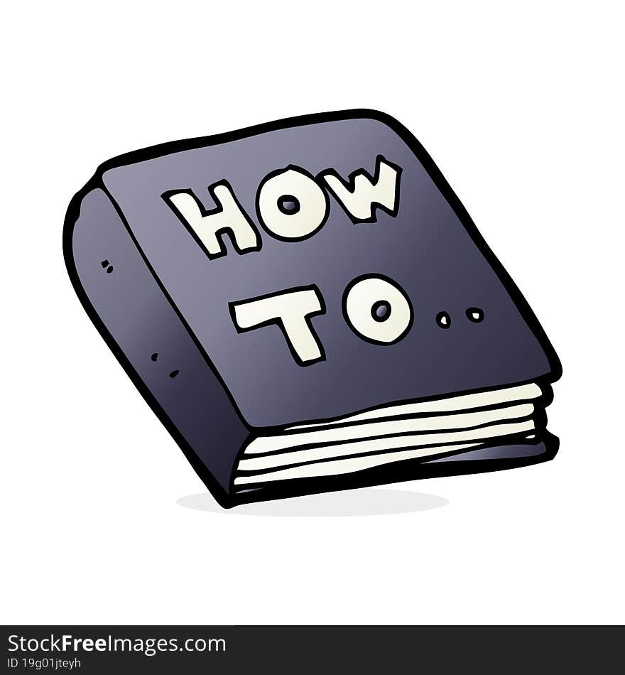 cartoon how to book