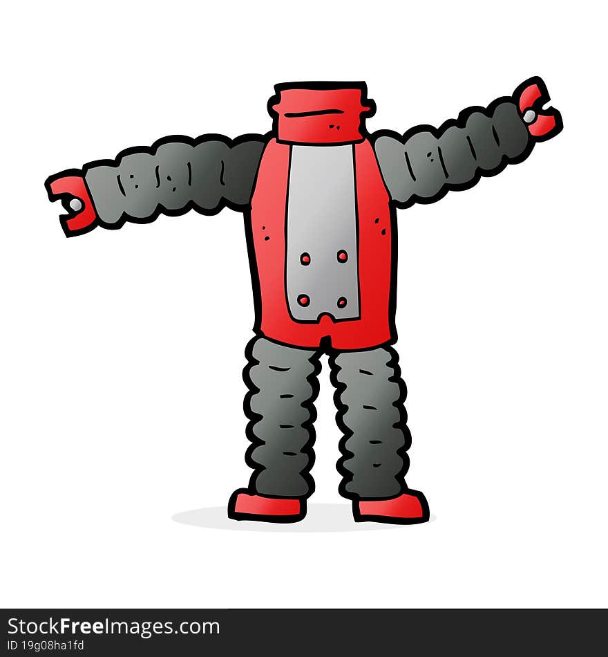 cartoon robot body (mix and match cartoons or add own photos