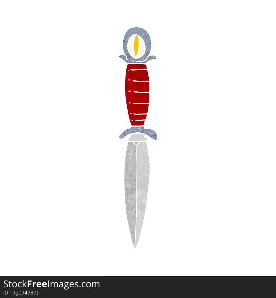 cartoon mystic dagger