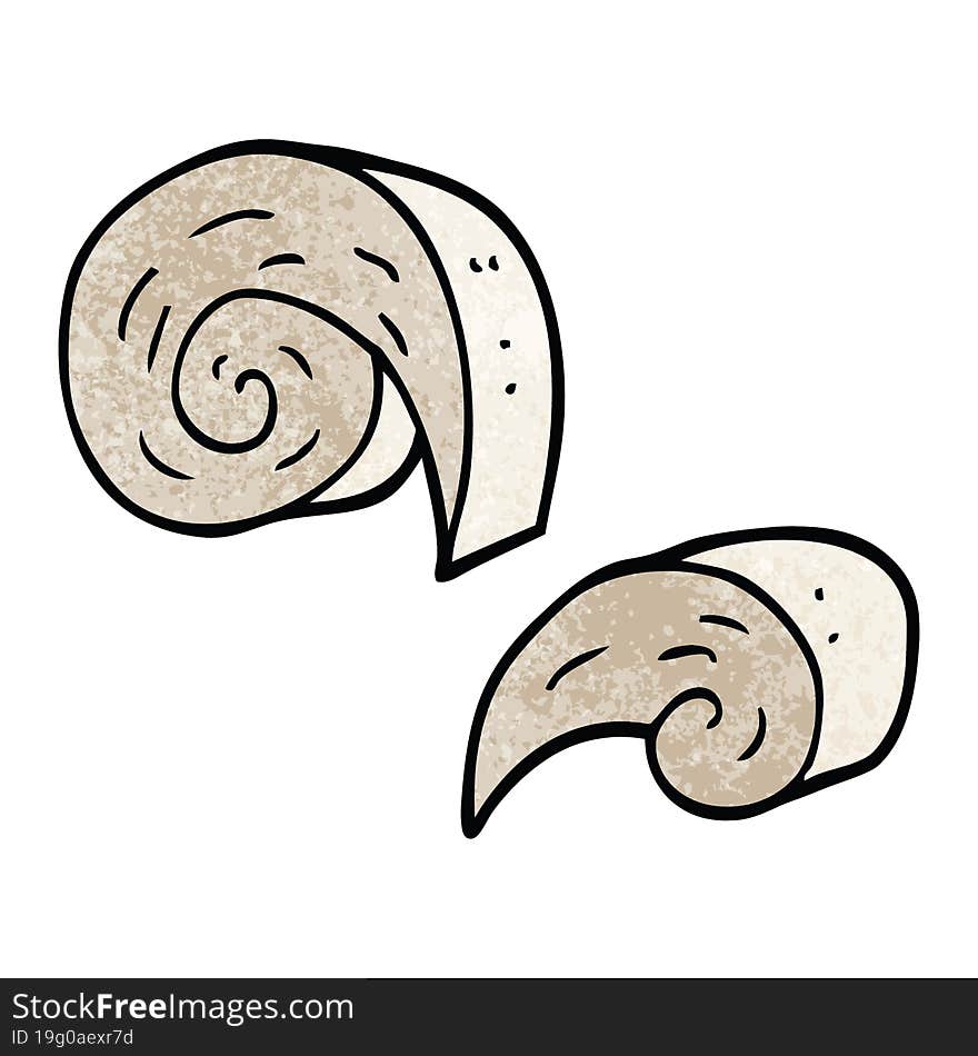 cartoon doodle swirl decorative elements