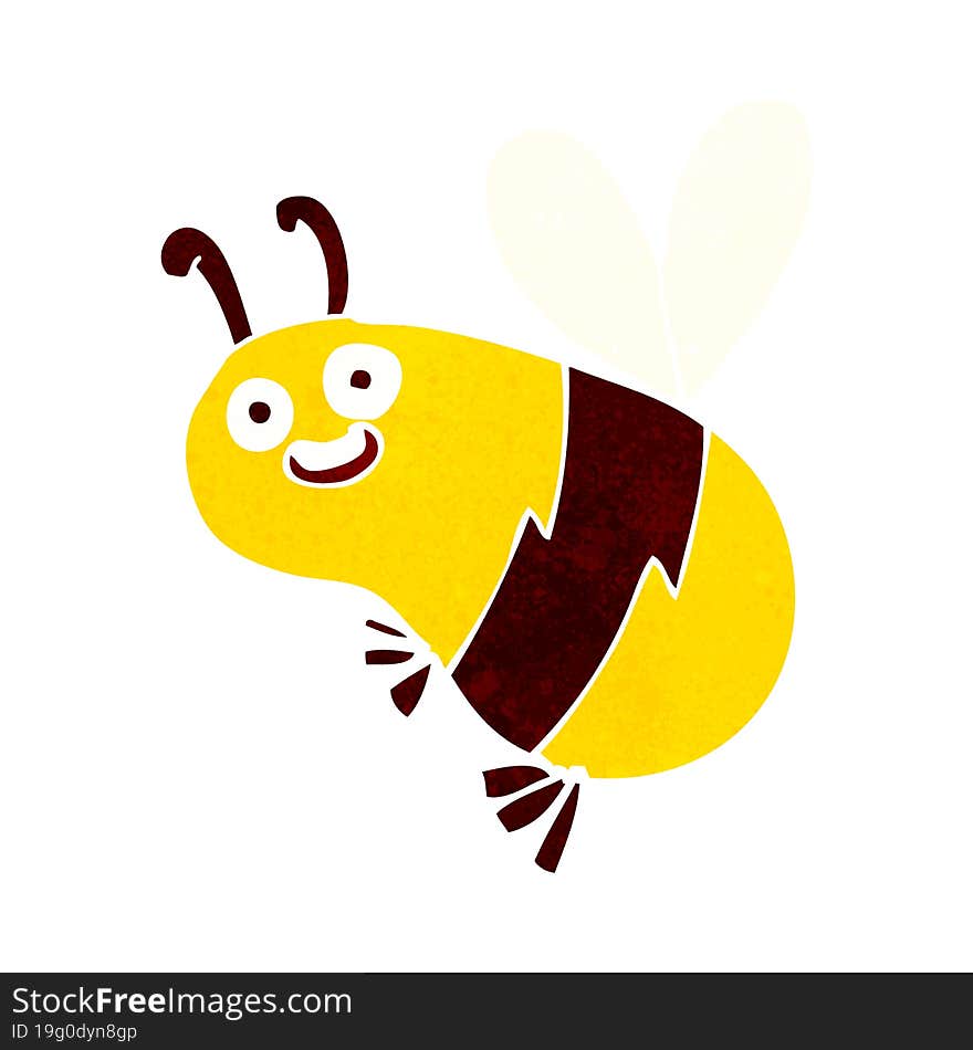 funny cartoon bee