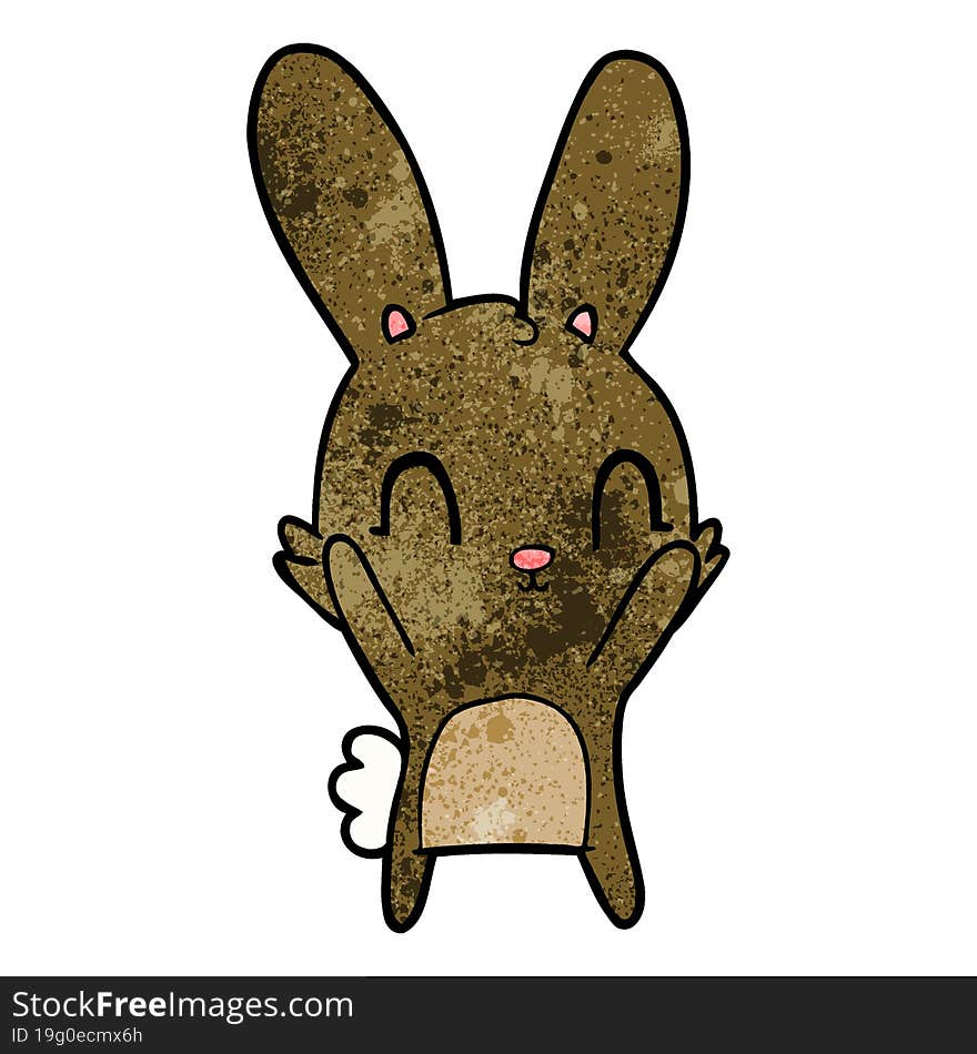 cute cartoon rabbit. cute cartoon rabbit