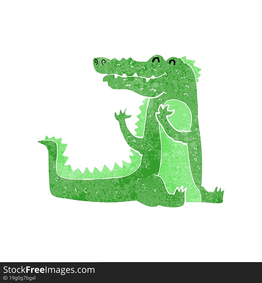 cartoon crocodile