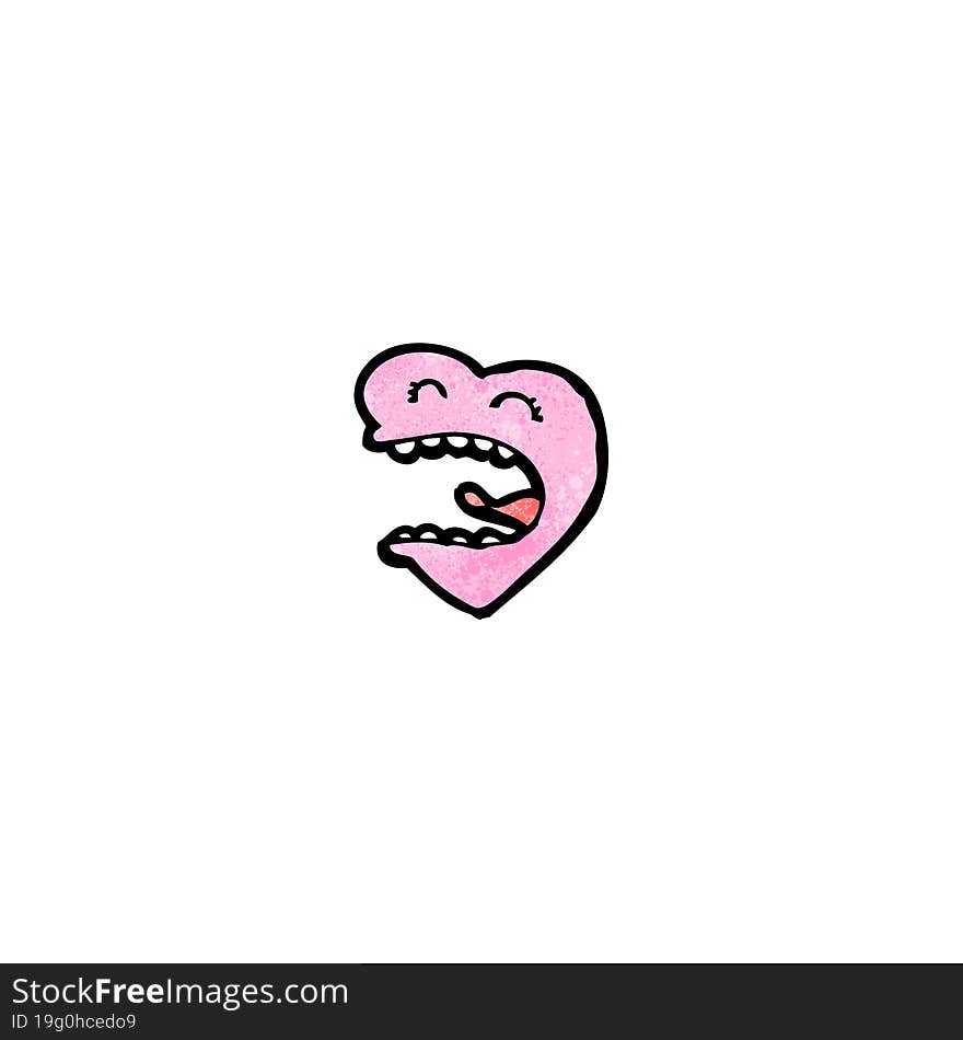 Cartoon Pink Heart