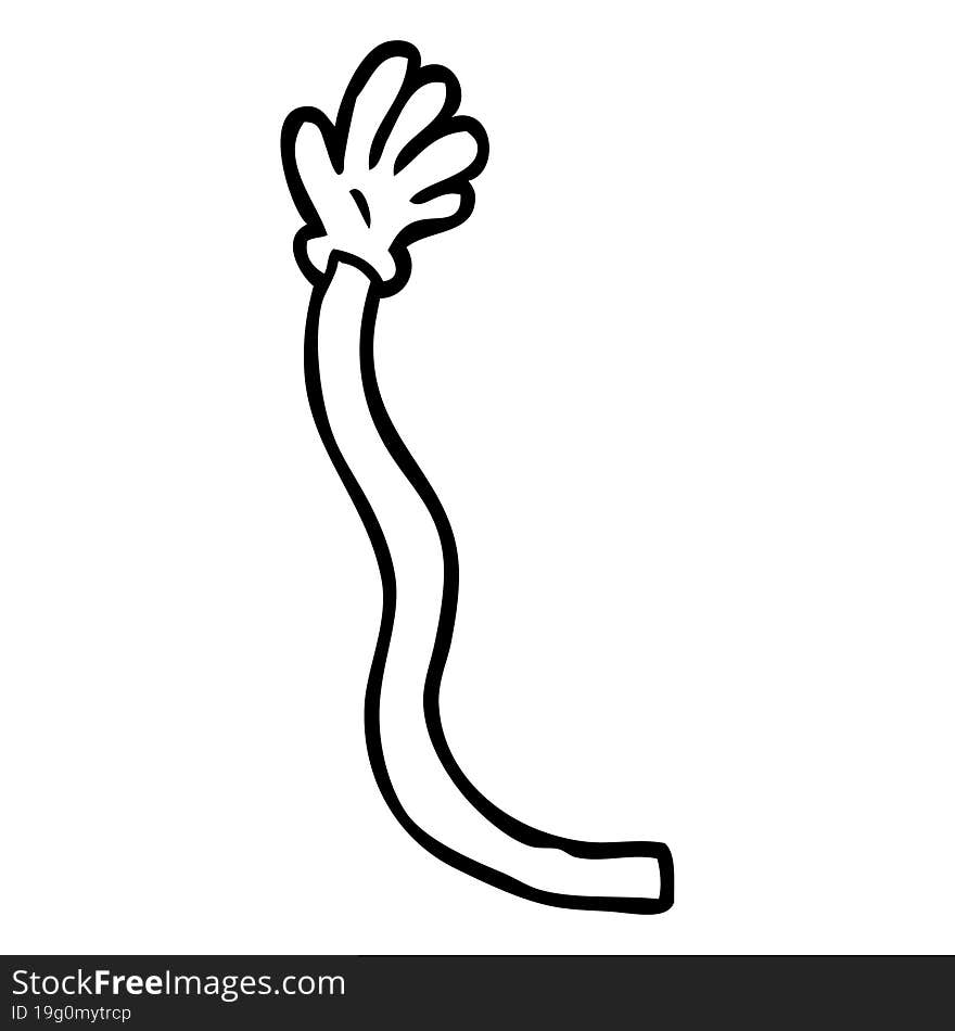 line drawing cartoon retro hand gestures