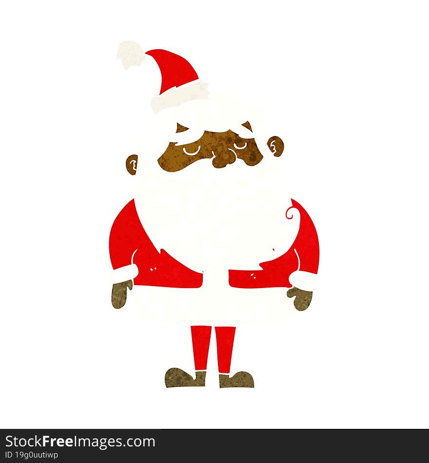 cartoon santa claus