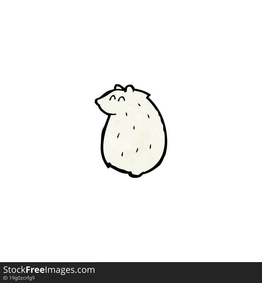 cartoon polar bear